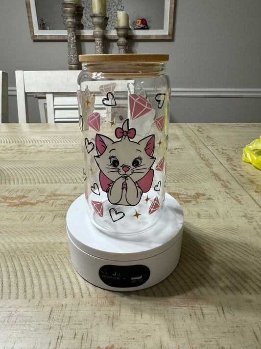 Glass Tumbler-Kitty