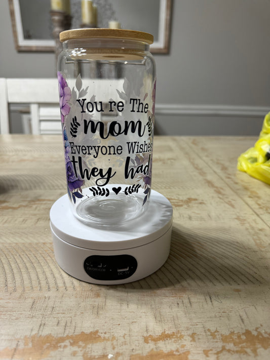 Glass Tumbler-Mom